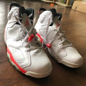 Jordan 6 Retro Infrared White size 14!! RARE